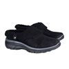 Image 1 : Skechers Women’s Memory Foam Slip-On Shoes, Black, Size 11