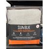 Image 2 : SUN+BLK – Total Blackout Noise Reduction and Thermal Insulation Curtains – 2 Panel