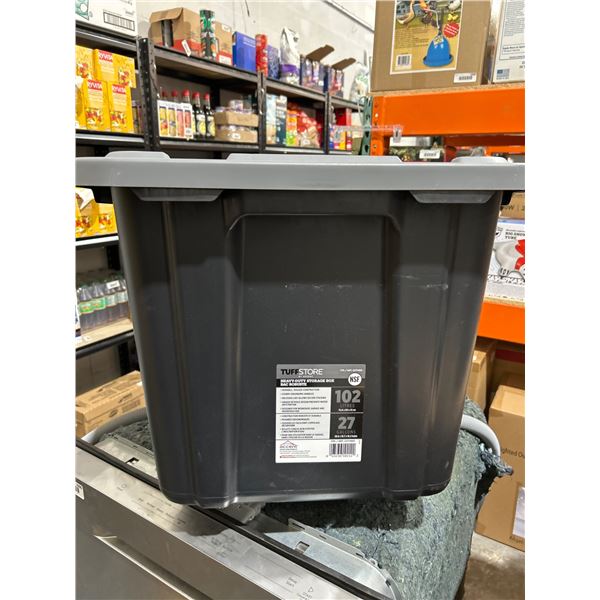 TuffStore Heavy-Duty Storage Box, 102 Liters, NSF Certified