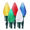Image 1 : Celebrations BY Landon & Co. Set of 100 Faceted Lights C9 for Outdoor/Indoor – Multicoloure