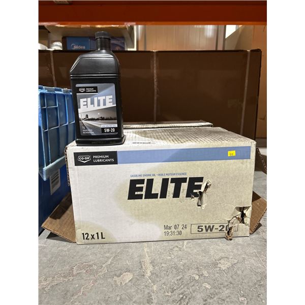 Co-op Premium Lubricants ELITE 5W-20 Motor Oil, 1L, Lot of 12