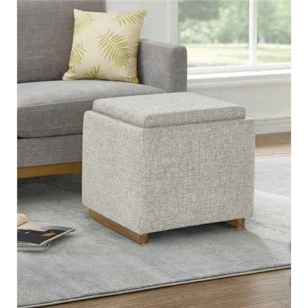 Thomasville Small Fabric Storage Ottoman