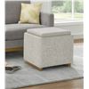 Image 1 : Thomasville Small Fabric Storage Ottoman