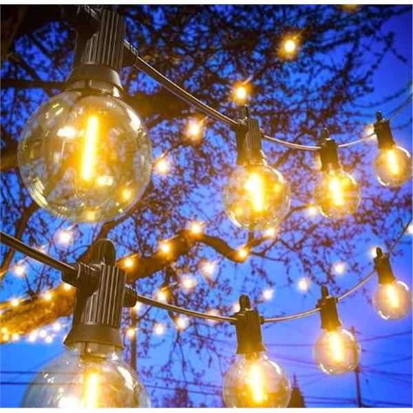 Zuske 240FT LED String Light Model G40-1W-E12