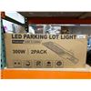 Image 2 : LED Parking Lot Light, Photocell Dusk to Dawn, 300W, 2 Pack
