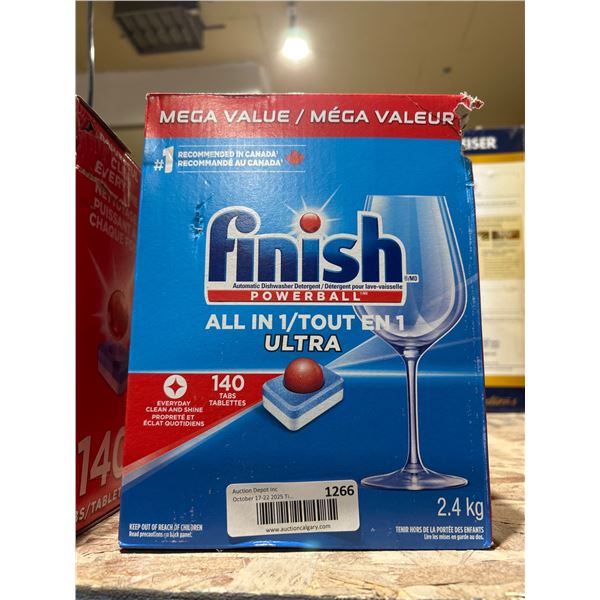 Finish Powerball All in 1 Ultra, 2.4 kg, 140 Tablets