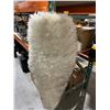 Image 3 : White Windward Faux Fur Rug Approximate Dimensions 3 x 5 Feet