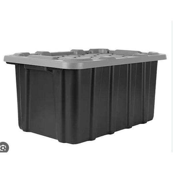 Tuff Store by Accent 102-Liter Heavy-Duty Storage Bin with Lid