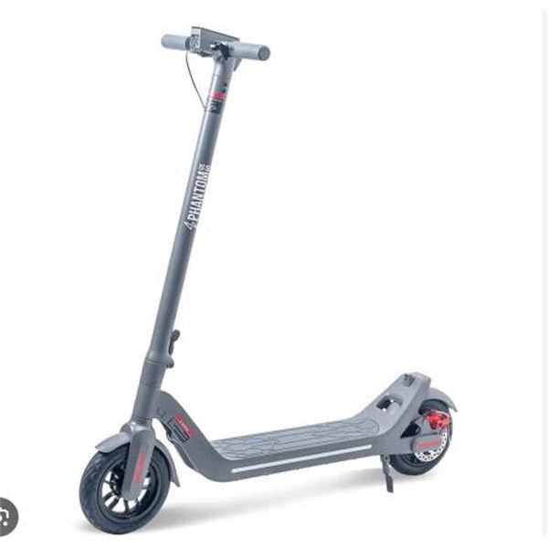 Phantom Go Go Electric Scooter – Gray – No charge cord