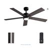 Image 1 : Vacizm 52 Inch DC Motor Ceiling Fan – Brown/Black