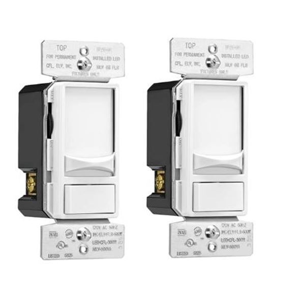 Eaton Slide Dimmer Preset and Arrow Hart GFCI Outlet Set