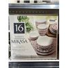 Image 2 : Mikasa Radiance 16-Piece Porcelain Dinnerware Set