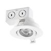 Image 1 : 2 x 4 pc – Globe 3-Inch LED Recessed Lights With 50W Equivalent, White Trim