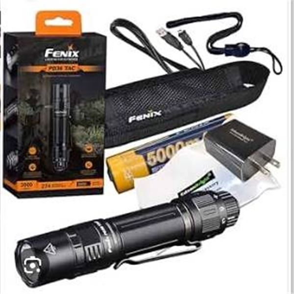 Fenix PD40R V2.0 Rechargeable Flashlight, 3000 Lumens