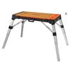 Image 1 : OmniTable 4 in 1 Portable Workbench Work Table Dolly Scaffold and Creeper Adjustable Height with Fol