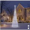 Image 1 : LED Cone Tree with 2000 LED Micro Lights, 10 Ft, Indoor/Outdoor