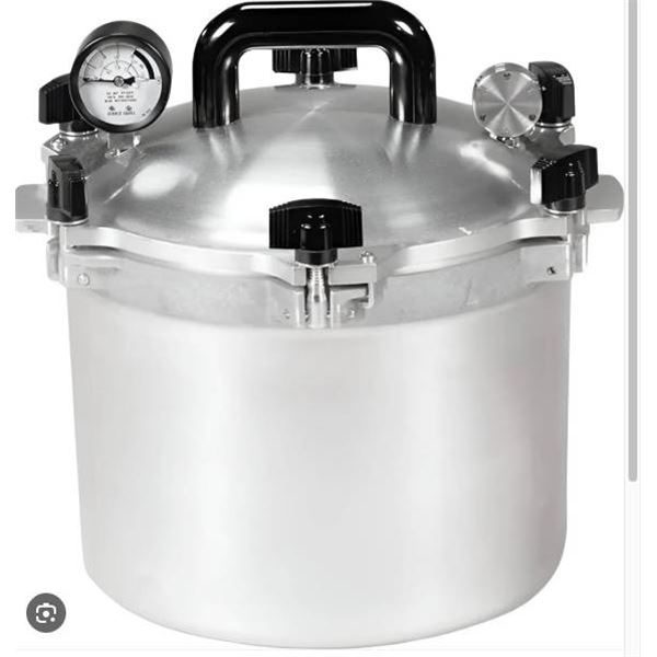 All American 10.5 Quart Model 910 Heavy Cast Aluminum Pressure Canner/Cooker