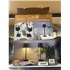 Image 2 : Mikasa Set of 2 Touch Control Rechargeable LED Lamps with USB-C Charging