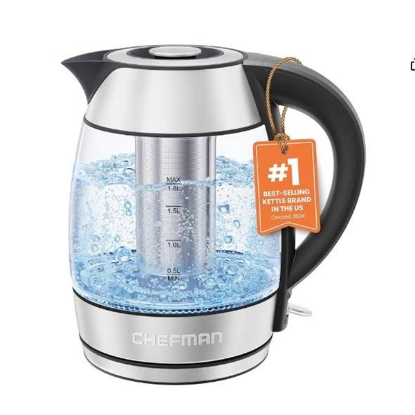 Chefman Easy-Steep 1.8L Electric Kettle