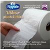 Image 1 : Royale Velour Toilet Paper 24 Rolls, 2-Ply, 213 Sheets Per Roll