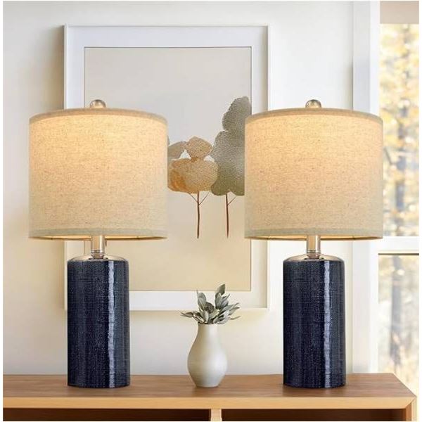 G-Safava Table Lamp with shades – Blue