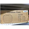 Image 2 : Vibration Plate Color Black With Dimensions 16.3×15.7×7.28 Inches
