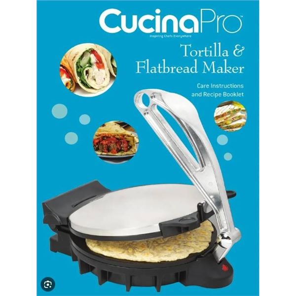 CucinaPro Tortilla and Flatbread Maker Model 1443