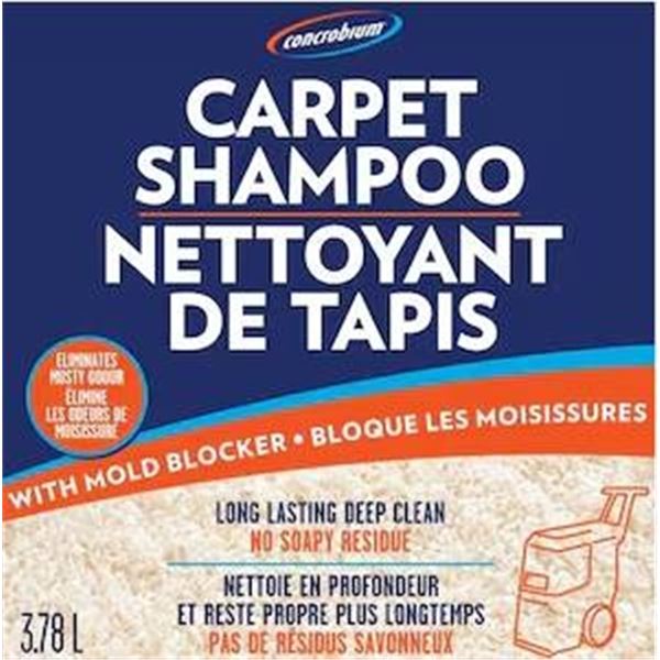 Concrobium Carpet Shampoo  with Mold Blocker 2X 3.78L