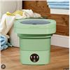 Image 1 : Mini Folding Washing Machine in Green Color