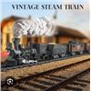 Image 1 : Classical Steam Train Set With LED and Sound Features for Ages 3+