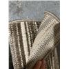Image 3 : Area Rug (62in x 84in) Neutral Tones With Striped Pattern