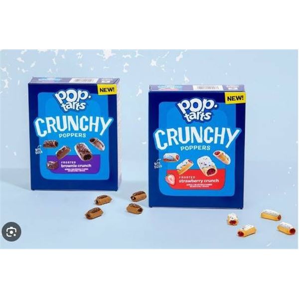 Pop-Tarts Crunchy Poppers 672g – Strawberry and Brownie Flavors