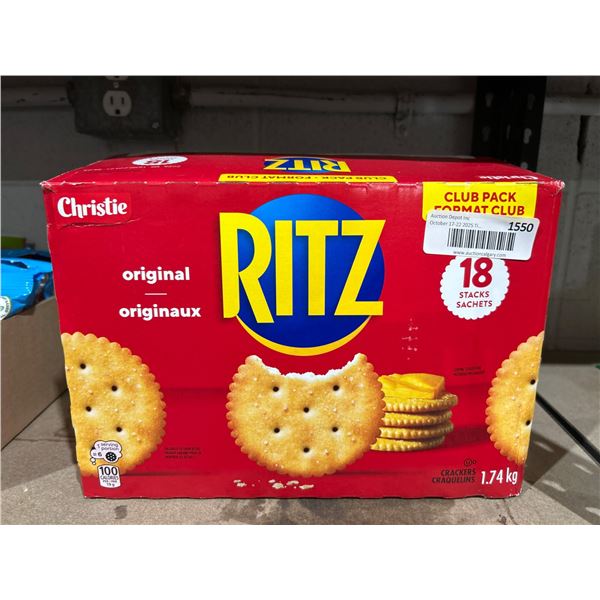 Ritz 18 Stacks Club Pack Crackers, 1.74 Kg