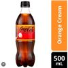 Image 1 : Coca-Cola Zero Sugar Orange Cream 24 x 500mL Plastic Bottles