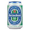 Image 1 : 4 Heineken 0.0 Non-Alcoholic Beer 6-Can Packs, 330 mL Each