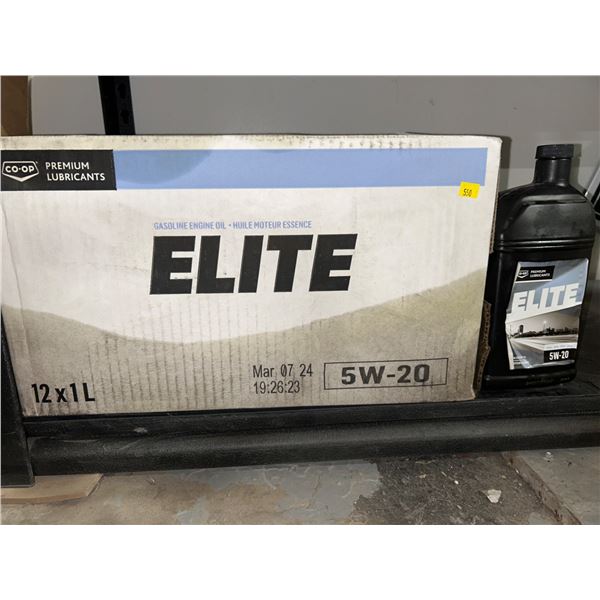 Co-op Premium Lubricants Elite 5W-20 Motor Oil, 12 x 1L