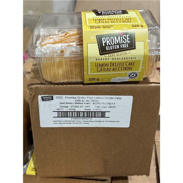 Promise Gluten Free Lemon Drizzle Cake, 320g x 4