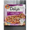 Image 1 : Daiya Dairy-Free Gluten-Free Thin Crust Supreme Pizza, 4 x 550g, Plant-Based
