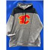 Image 1 : NHL Licensed Calgary Flames Hooded Sweatshirt, XL