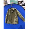 Image 1 : Military Style Olive Drab Field Jacket with Label Printing