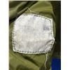 Image 3 : Olive Green Military-Style Field Jacket with Hood and Adjustable Drawstrings