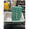 Image 3 : Green Vintage1960’S Coleman metal cooler green diamond snowlite + handle lock