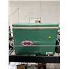 Image 4 : Green Vintage1960’S Coleman metal cooler green diamond snowlite + handle lock