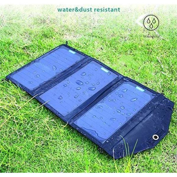 Aukey PB-P9 Solar Charger Portable Charger with Foldable Design