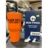 Image 1 : Big Frig Matte Orange 30oz Tumbler with Black Rifle Coffee Company Branding