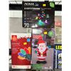 Image 2 : Lot of Christmas Decor – Holiday Lights and Decorations Including LED and Miniature Sets