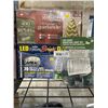 Image 3 : Lot of Christmas Decor – Holiday Lights and Decorations Including LED and Miniature Sets