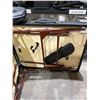 Image 6 : Portable Folding Massage Table with Carrying Handle and Black Upholstery **May Vary From Stock Photo
