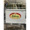 Image 1 : 1950’s Vintage Sicks’ Lethbridge Dry Ginger Ale Metal Ice Cooler with Lid and Hand