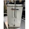 Image 8 : 1950’s Vintage Sicks’ Lethbridge Dry Ginger Ale Metal Ice Cooler with Lid and Hand